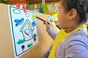 Eco-Art Studio at OC Kids Preschool Garden Grove Montessori