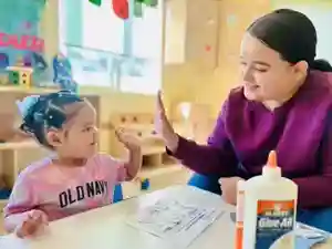 Caring toddler teachers at OC Kids Preschool